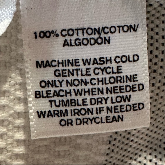 Ann Taylor Loft Women’s Gray And White Striped Chino Side Button Shorts 4 - Picture 6 of 6